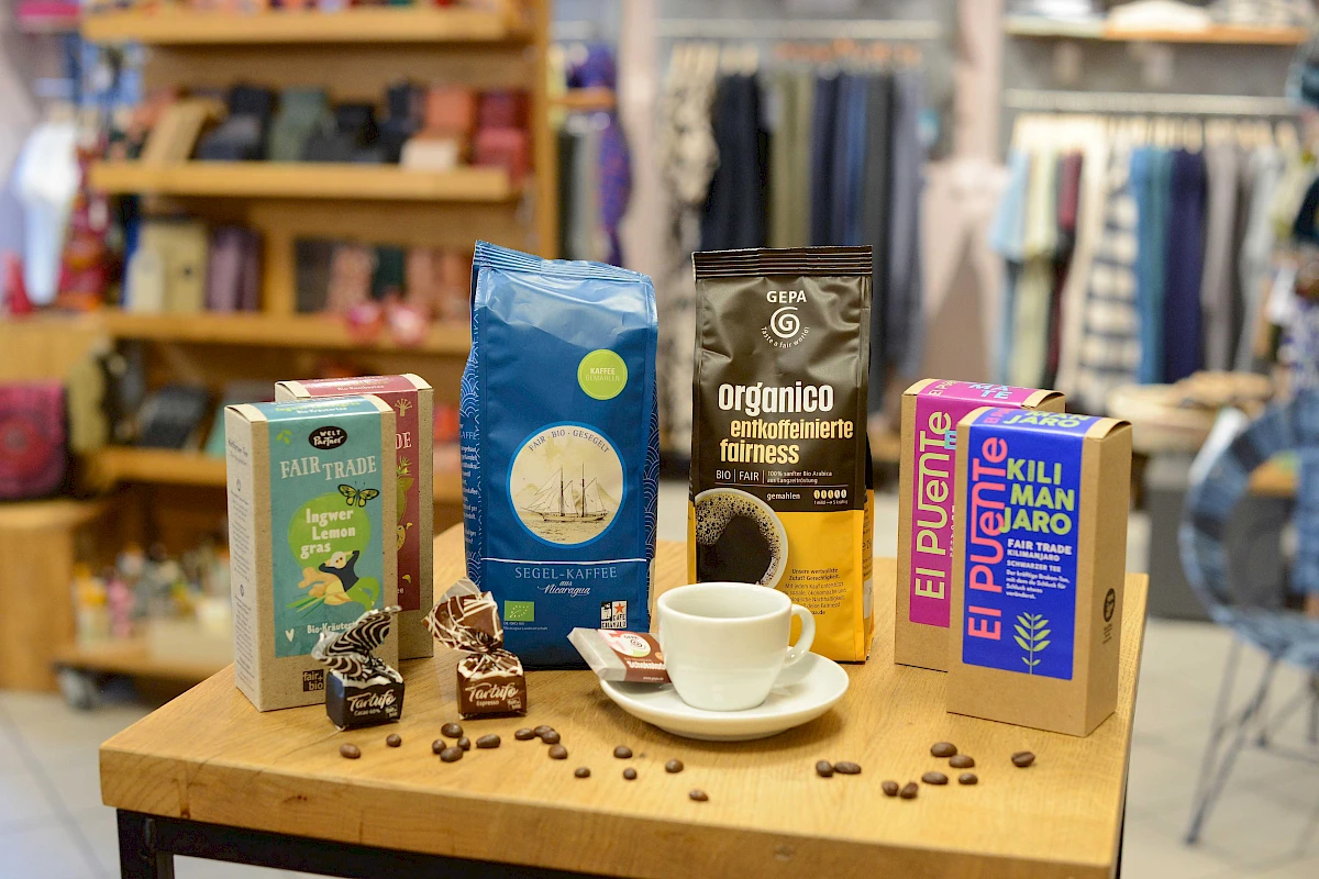 Kaffee und Tee aus Fairem Handel im Weltladen