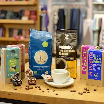 Kaffee und Tee aus Fairem Handel im Weltladen