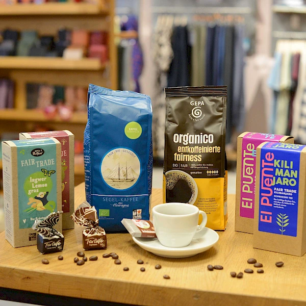 Kaffee und Tee aus Fairem Handel im Weltladen